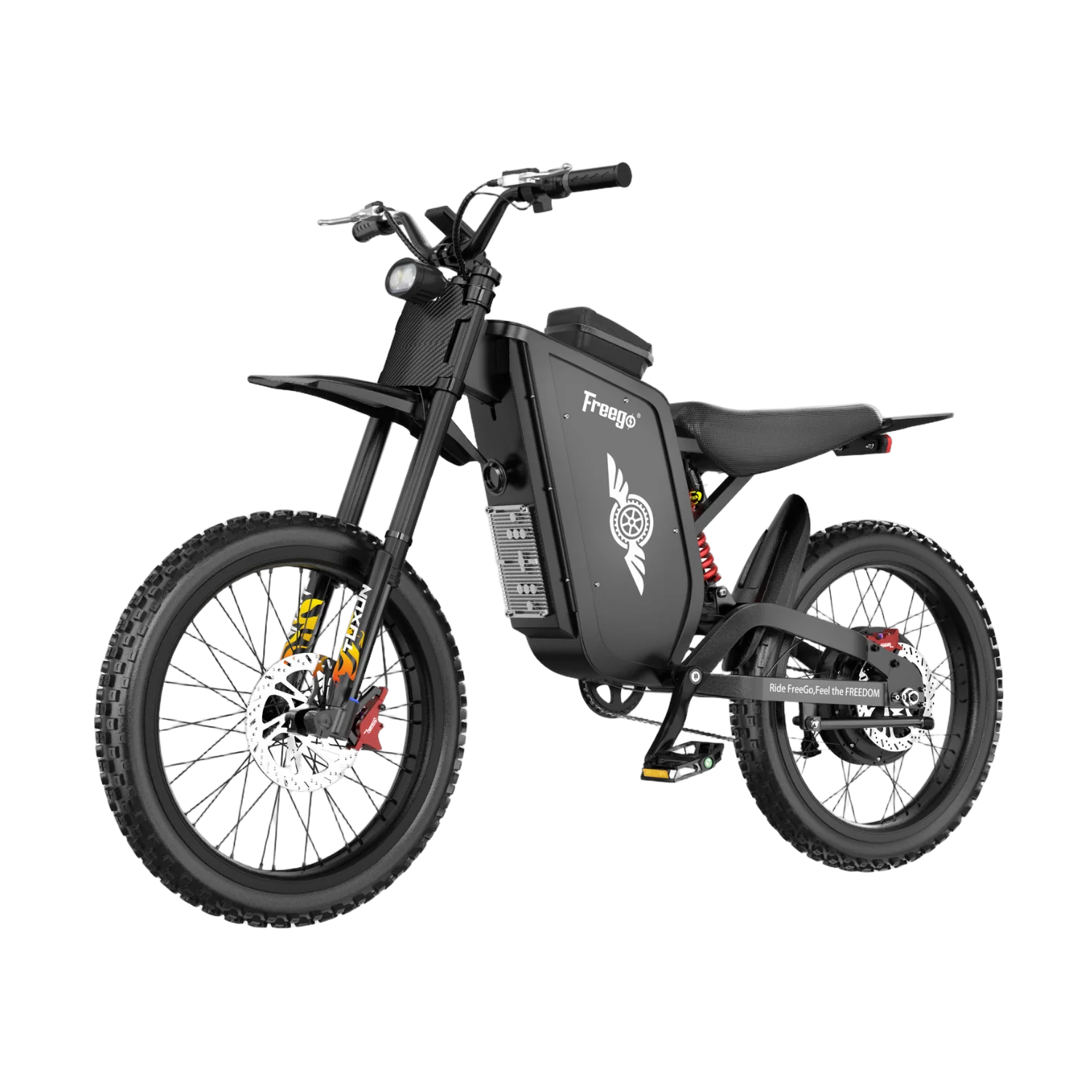 Фото электро питбайка Freego X3 All-Terrain Electric Dirt Bike with Pedals