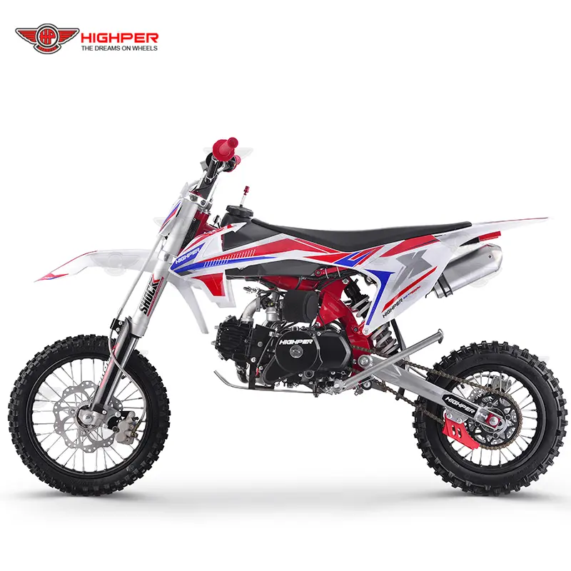 Фото питбайка Highper 125cc 140cc 4 Stroke High Quality off Road Motorcross 1412 Tires