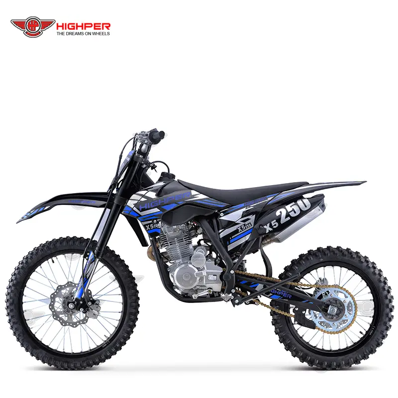 Фото питбайка Highper DB609B Adult Pit Bike 200cc, 250cc with off Road Tire 21 18 Inch
