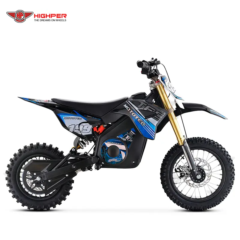 Фото электро питбайка Highper HP113E Racing Kids Pitbike with 1000w 36v 12ah Mini Electric Dirt Bike Small Chopper E Motorcycle