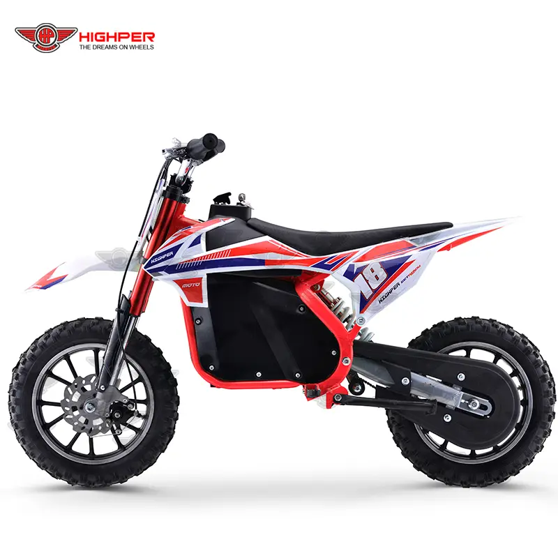 Фото электро питбайка Highper HP114E 500w /800w 36v Kids Mini Electric Dirt Bike with Lead-acid Battery Moto Bike for Teenager