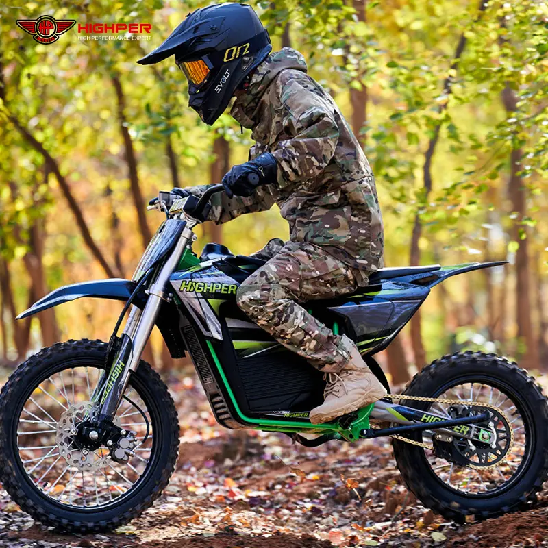 Фото электро питбайка Highper HP117E Electric Dirt Bike 5KW 72V with wheels 17"/14" or 19"/16"
