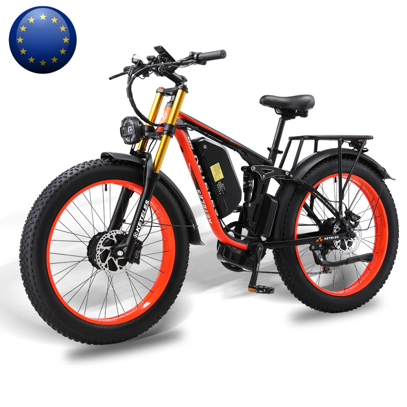 Фото электро питбайка KETELES K800 Pro 2000W Dual Motor Mountain Electric Bike
