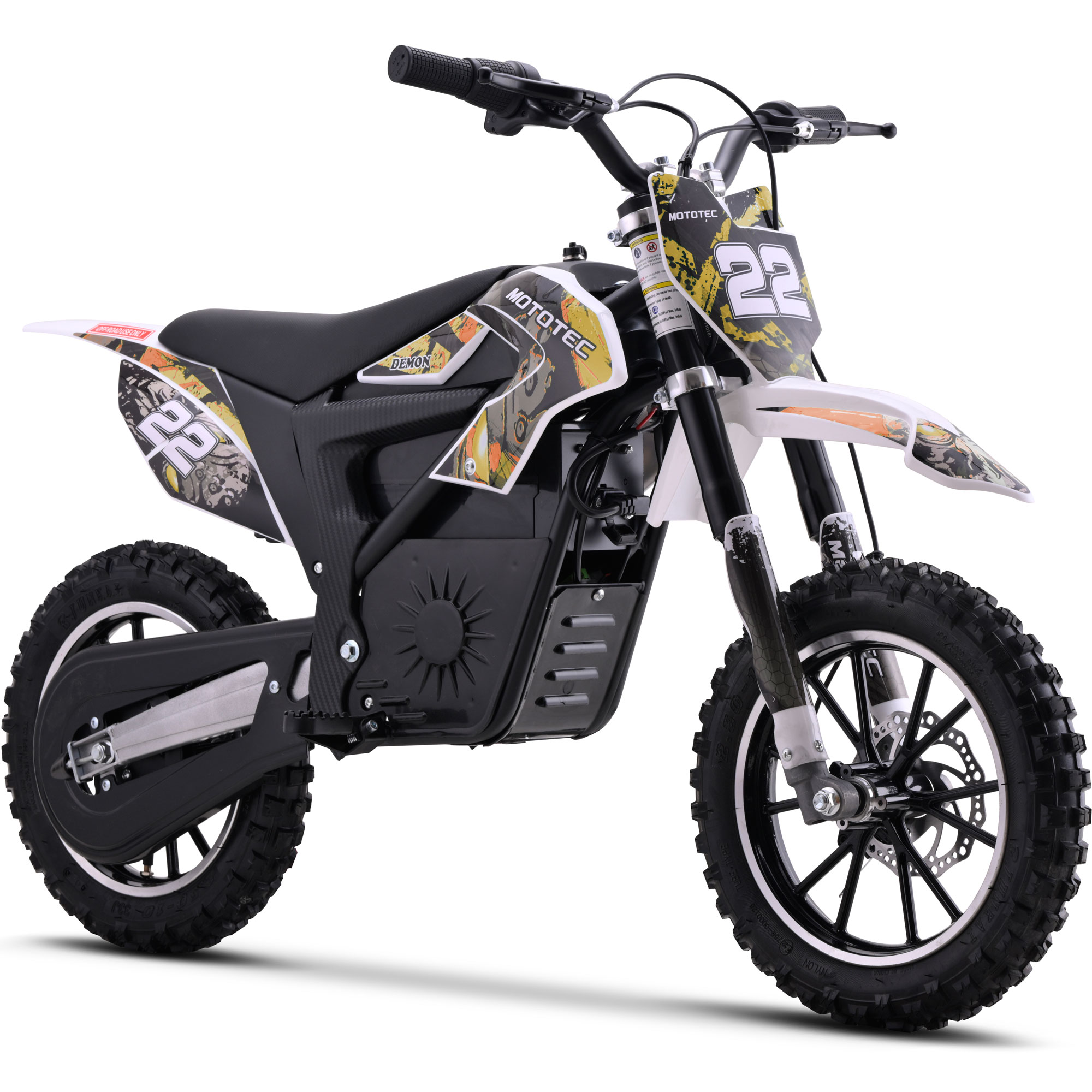 Фото электро питбайка MotoTec 36v 790w Demon Electric Dirt Bike Lithium