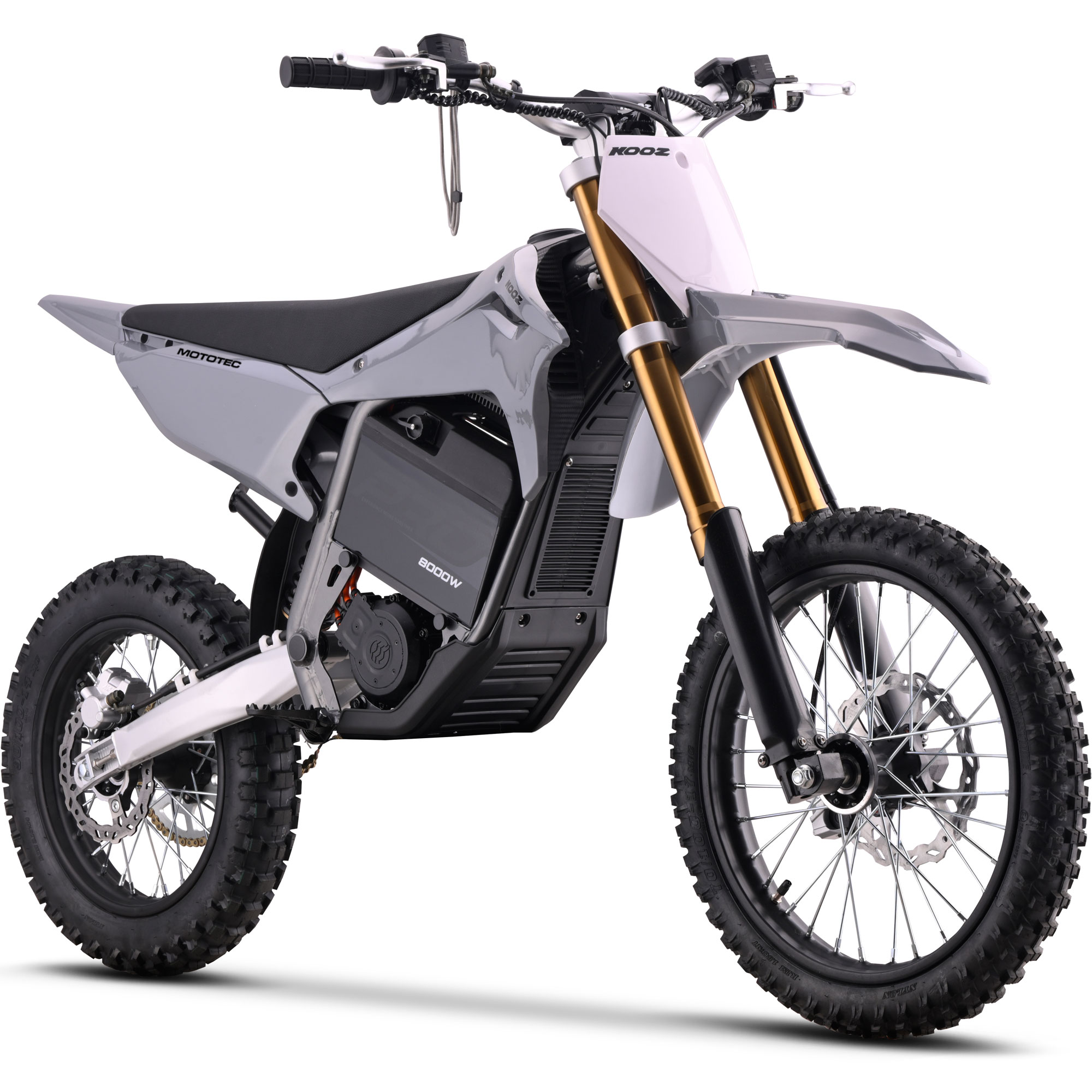 Фото электро питбайка MotoTec 72v 8000w Pro Electric Dirt Bike 17/14 Lithium