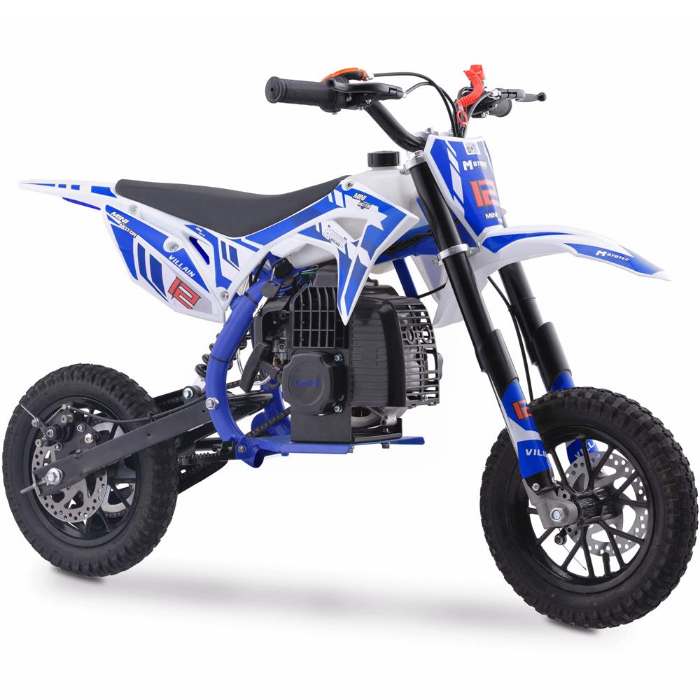 Фото питбайка MotoTec Villain 52cc 2-Stroke Kids Gas Dirt Bike