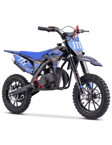 Фото питбайка MTR Minimoto de gasolina Minicross XZR AZUL para niños