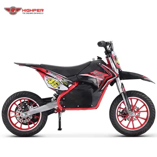 Фото электро питбайка Highper HP110E New 500w 36v Electric Dirt Bike Motorcycle Mini Electric Motor Cross for Kids