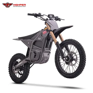 Фото электро питбайка Highper HP130E Electric off Road Dirt Bike 72V for Teens with 17/14" Wheels