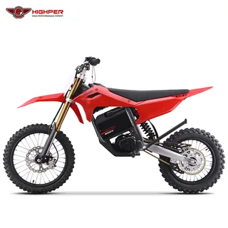 Фото электро питбайка Highper HP131E Dirt Bike 6500W 72V Electric Off-Road Bike with 17/14" Wheels