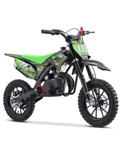 Фото питбайка MTR Minimoto de gasolina Minicross XZR VERDE para niños